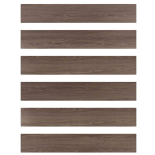 JEEDESON 6" x 36" x 1.5mm Peel & Stick Vinyl Floor Tile, DIY Flooring Plank (54 sq.ft./case)
