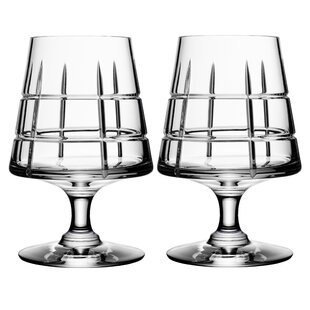 ORREFORS Street 5oz. Crystal Goblet Set (Set of 2)