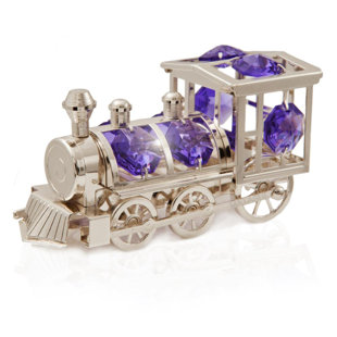 MATASHI CRYSTAL Train Hanging Figurine Ornament