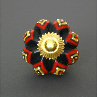 MARKTSQ Hand Painted Novelty Knob (Set of 4)