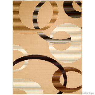 ALLSTAR RUGS Brown Hand-Tufted Brown Area Rug