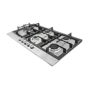 Cosmo 30" Stainless Steel Natural Gas 5 Burner Cooktop