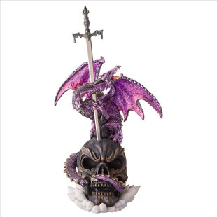 DESIGN TOSCANO Savage Sabre Gothic Dragon Figurine