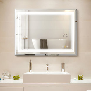 HBEZON Rectangle LED Mirror