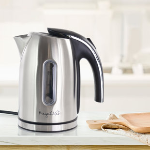 Mega Chef 1.27 Quarts Stainless Steel Electric Tea Kettle