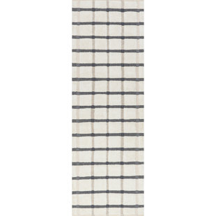Emily Henderson x Rugs USA Rowena Checked Wool Area Rug