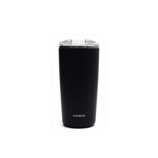 CUCKOO ELECTRONICS CUCKOO Double-Wall Vacuum Insulated Tumbler for Hot & Cold beverages up to 24 Hours with Sliding Sip Lid. BPA Free, Dishwasher Safe. 16.9 fl. oz. Tumbler (CVB-D50SB)