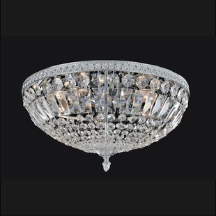 ALLEGRI BY KALCO LIGHTING Lemire Crystal Semi Flush Mount