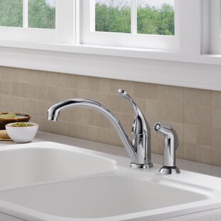 DELTA Collins Single Handle Kitchen Faucet with Side Spray