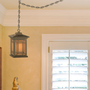 SPRINGDALE LIGHTING Mission 1 - Light Antique Brass Lantern Pendant