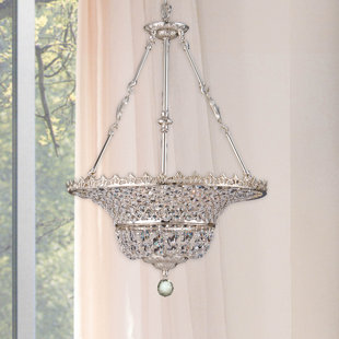 SPRINGDALE LIGHTING Kreigal 6 - Light Silver Unique/Statement Pendant