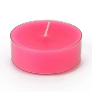 JECO INC. Unscented Tealight Candle with Plastic Holder