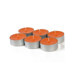 JECO INC. Unscented Tealight Candle with Metal Holder
