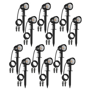 HOME LIGHTING GALLERY INC. 15w Aluminium Led Spotlight Warm White Waterproof (set Of 12)