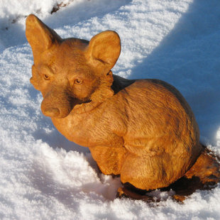 NICHOLS BROS. STONEWORKS Fox Statue