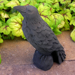 NICHOLS BROS. STONEWORKS Raven Statue