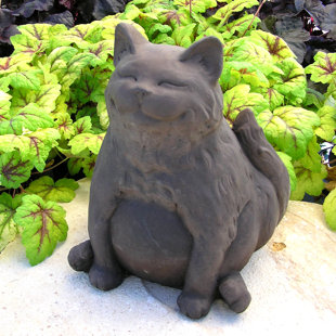 NICHOLS BROS. STONEWORKS Happy Fat Cat Statue