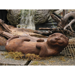 NICHOLS BROS. STONEWORKS Otter Statue