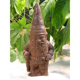 NICHOLS BROS. STONEWORKS Hiking Gnome Statue