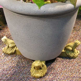 NICHOLS BROS. STONEWORKS Frog Planter Feet (Set of 3)