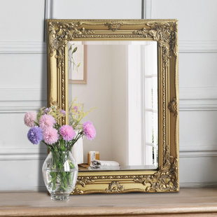 ASTORIA GRAND Kenner Solid Wood Rectangle Mirror