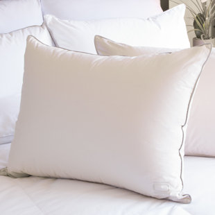 Nikki Chu White Duck Down Medium Support Pillow