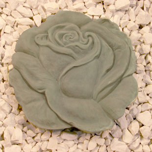 NICHOLS BROS. STONEWORKS Rose Stepping Stone