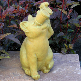 NICHOLS BROS. STONEWORKS Birdwatching Cat Statue