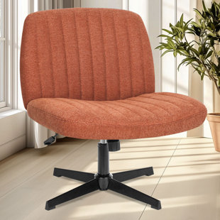 CORRIGAN STUDIO® Taneha Criss Cross Office Desk Chair No Wheels
