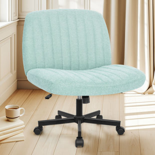 EBERN DESIGNS Keyri Criss Cross Desk Chair With Wheels