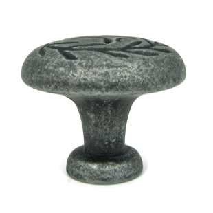 STONE MILL HARDWARE Leaf 1 1/4" Diameter Mushroom Knob