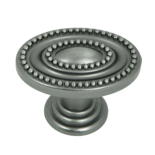 STONE MILL HARDWARE 1 1/2 Oval Knob