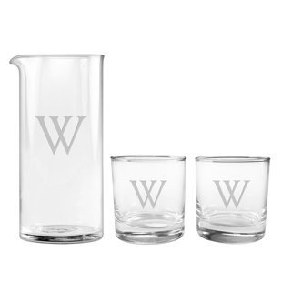SUSQUEHANNA GLASS 3 Piece Carafe Set