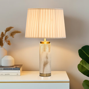 FAIRMONT PARK Alisander MARBLE EFFECT 56cm Table Lamp