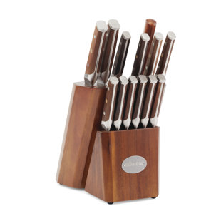 Hampton Forge Skandia Harley - 14 Piece Knife Block Set, Full Tang, Triple Rivets, Forged, German Quality