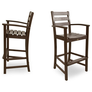 TREX OUTDOOR Monterey Bay 2-Piece Bar Chair Set (Set of 2)