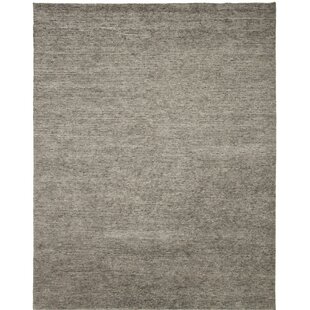 SHALOM BROTHERS Horizon Handmade Hand-Knotted Black/Gray Rug