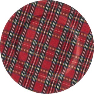 MUD PIE™ Melamine Plaid Charger (Set of 4)