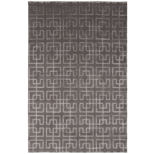 SHALOM BROTHERS Broadway Handmade Hand-Knotted Wool Gray/Ivory Rug