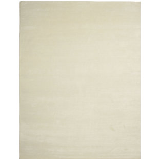 SHALOM BROTHERS Broadway L Series Handmade Hand-Knotted Beige/Ivory Rug