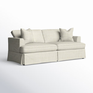 WAYFAIR CUSTOM UPHOLSTERY™ Lucia 92.5'' Slipcovered Sleeper Sofa