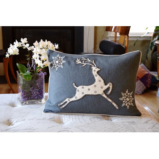 DEBAGE INC. Nothing Like Christmas Cotton Throw Pillow