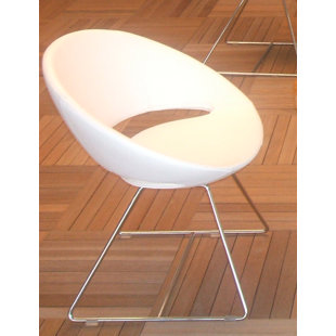 B&T DESIGN Pan Leather Seat Waiting Room Chair with Metal Frame