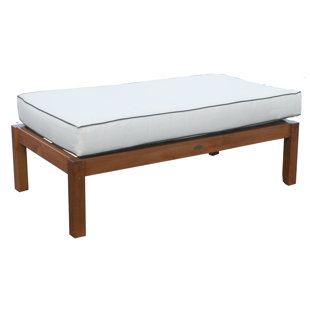 CHIC TEAK Long Island Upholstered Ottoman