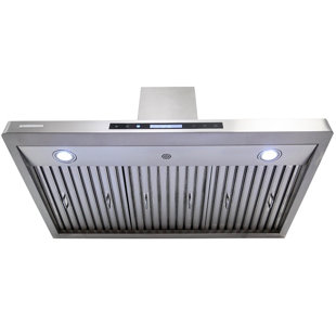 XtremeAir Pro-X 36" 900 Ducted (Vented) Wall Range Hood with Baffle Filter and Light Included Stainless Steel
