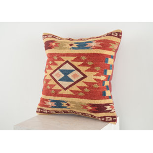 CONTINENTAL RUG COMPANY Lodge Geometric Wool Pillow Cover