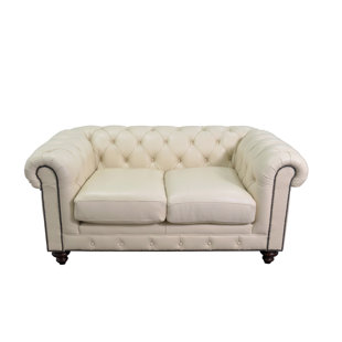 WESTLAND AND BIRCH Newbury 74'' Leather Sofa