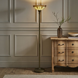 CLASSICLIVING Slocumb 169 cm Jewel Tiffany Uplighter Floor Lamp