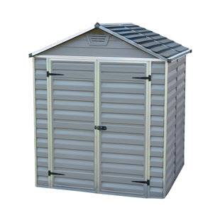 CANOPIA BY PALRAM Skylight 6 ft. W x 5 ft. D Plastic Apex Garden Shed