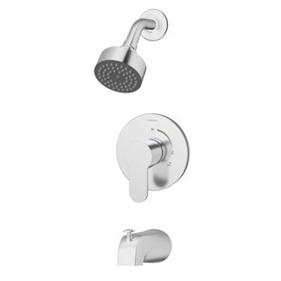 SYMMONS Identity Tub and Shower Faucet Trim Kit with Metal Lever Handle